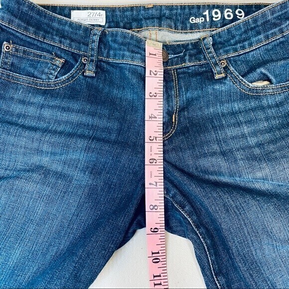 GAP 1969 Women's Always Skinny Distressed Jeans, Size 27/4R Blue* - Picture 9 of 9